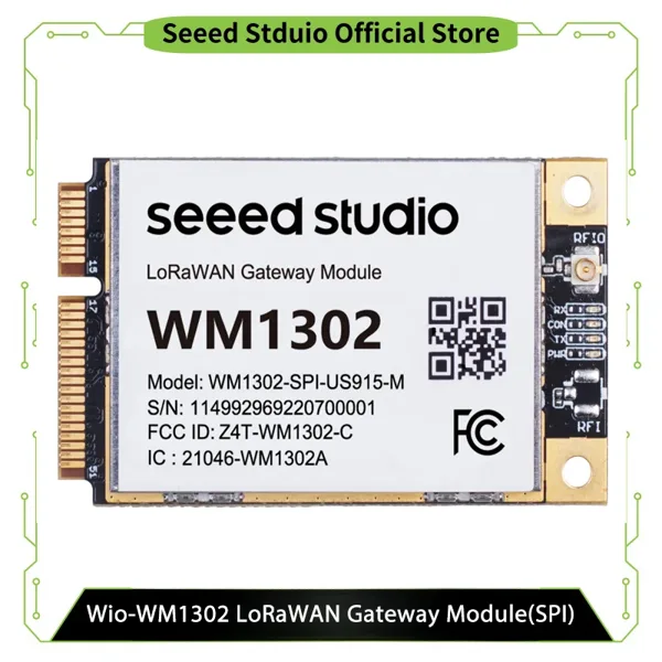 Wio-WM1302 LoRaWAN 게이트웨이 모듈 (SPI) - US915 - M, LoRa 915 Mhz 902-928MHz