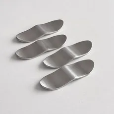 아카시아 소프트 글로우 스텐 모던수저 받침대, 4개