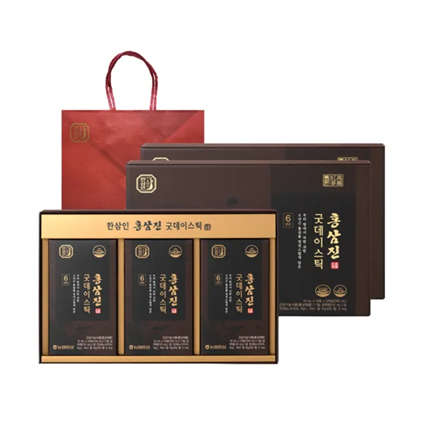 농협 홍삼진 굿데이스틱 30포*2세트 + 추석선물 쇼핑백