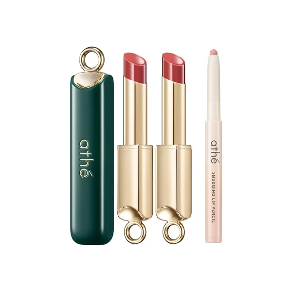 아떼 어센틱 립 글로이 밤 3.5g x 2개 SET (17colors)