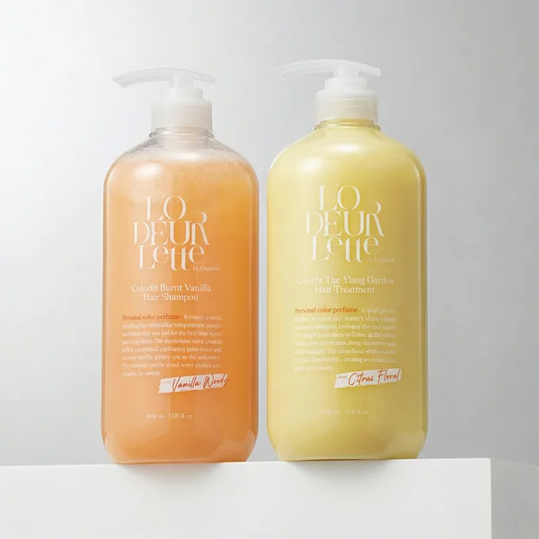 로더렛 샴푸 + 트리트먼트 총 2000ml 퍼퓸 헤어케어 세트