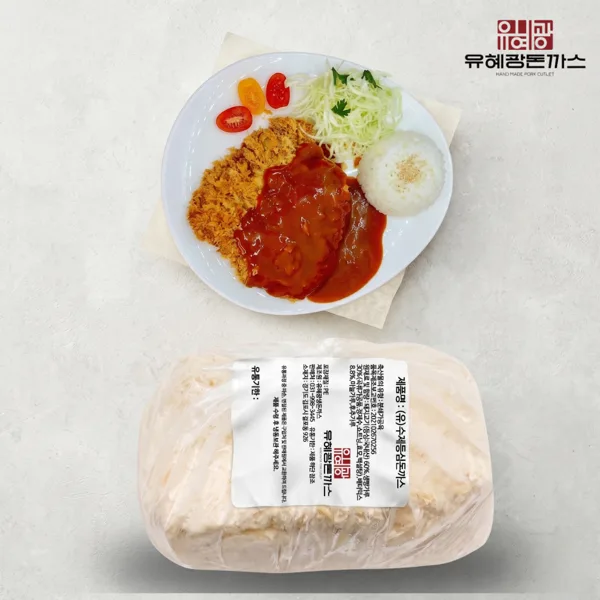 유혜광 수제 통 등심 돈까스 12장 6팩
