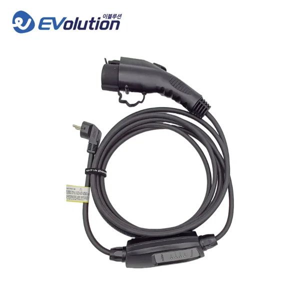 전기차충전기 가정용 완속 충전케이블 13A 220V 상비용 이동형 휴대용 5m