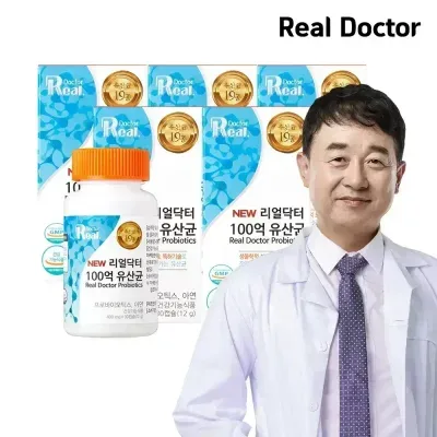 리얼닥터 포스트바이오틱스 100억 유산균 30캡슐 5개 (5개월분) 장건강 온가족 프로바이오틱스