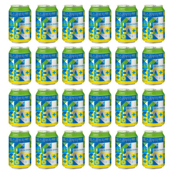 풀무원 톡스 콤부차 레몬 350ml 24캔