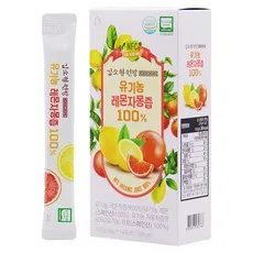 헤밀레 김소형원방 유기농 레몬자몽즙 14p, 280g, 1개