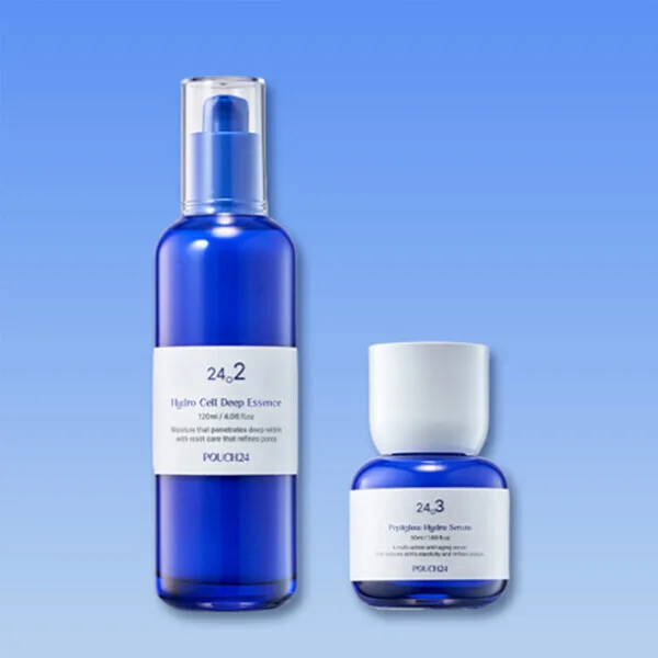 하지원 하이드라 듀오 세트 (에센스 120ml + 세럼 50ml 구성)