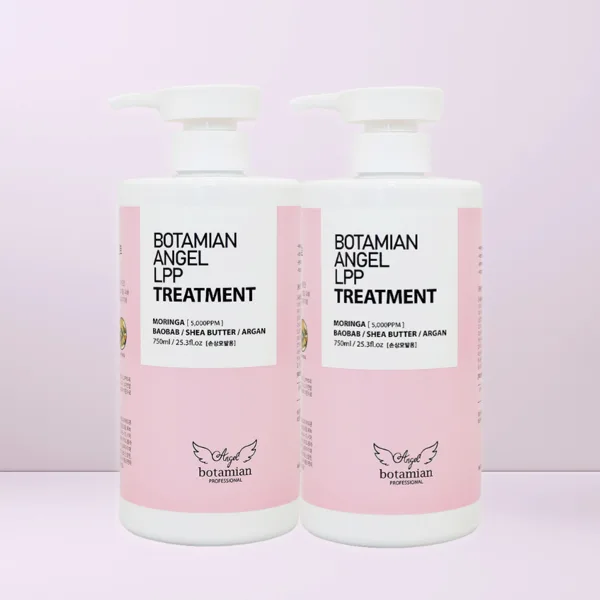보타미안엔젤 LPP 트리트먼트 극손상 단백질 헤어팩 머리 영양제 과일, 750ml, 2개