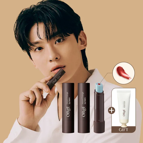 오브제 무드 체인지 립밤 3g 2개 + 허니버터 핸드크림 10ml