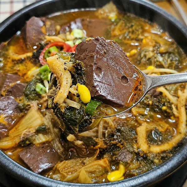 옥구촌 한우 선지해장국 630g 4팩