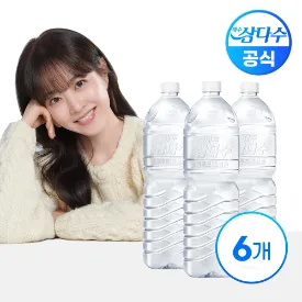 제주삼다수 무라벨 2L x 6병