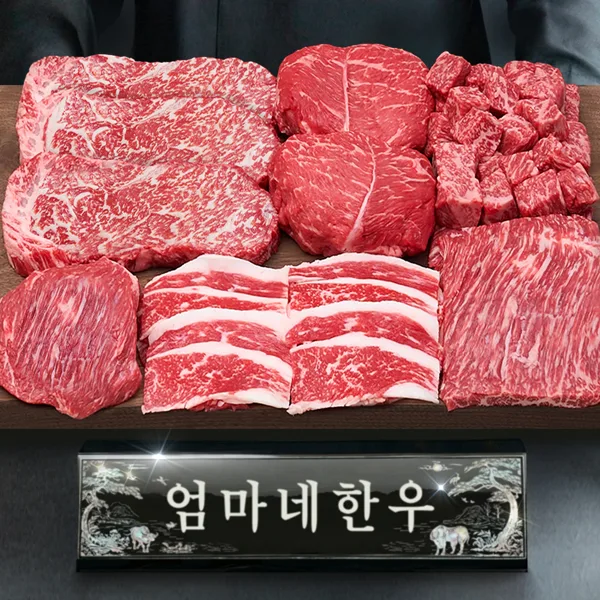 1등급 한우 선물 세트 투뿔 소고기 구이용