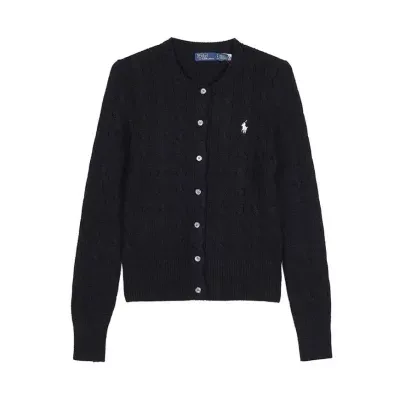 폴로 랄프로렌 SS26 여성 로고 케이블 가디건 211971868 016 123681