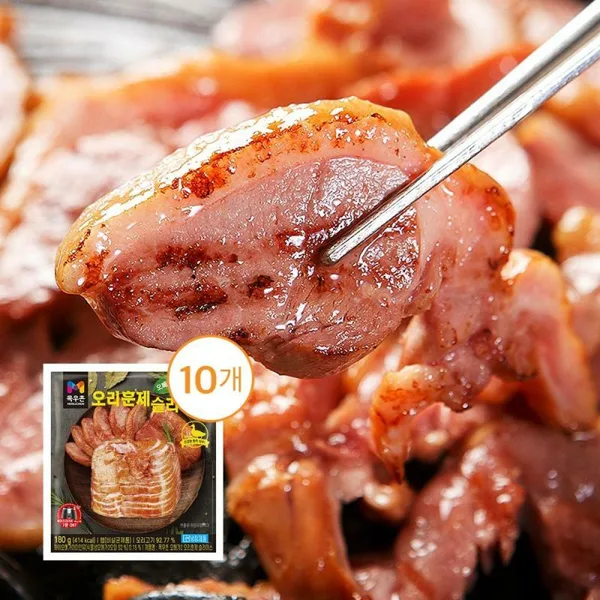 목우촌 오메가3 오리훈제 슬라이스 180g X 10팩 외