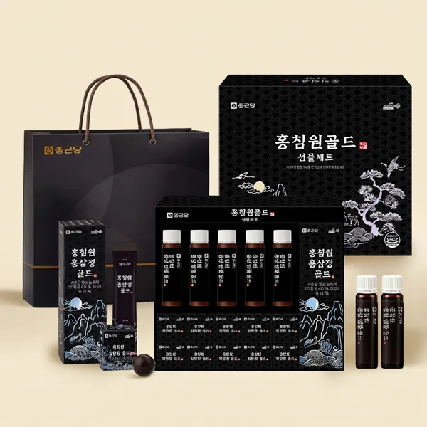 종근당 홍침원 골드 프리미엄 선물세트, 1박스 + 쇼핑백