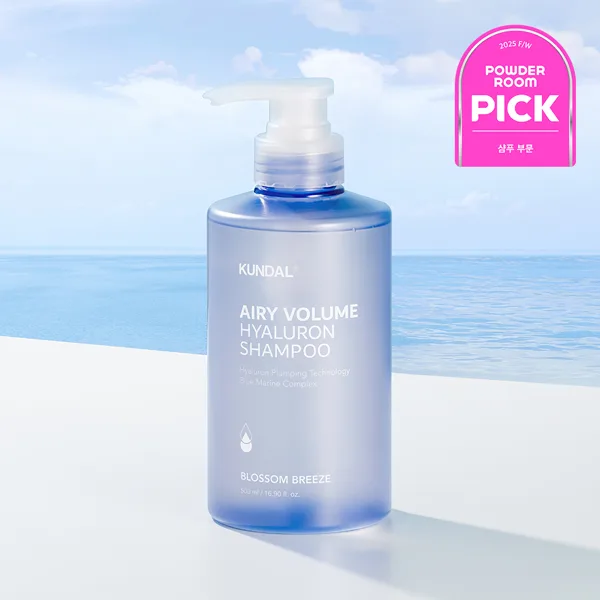에어리 볼륨 히알루론 삼푸 블라썸브리즈향 500ml (총 2개)