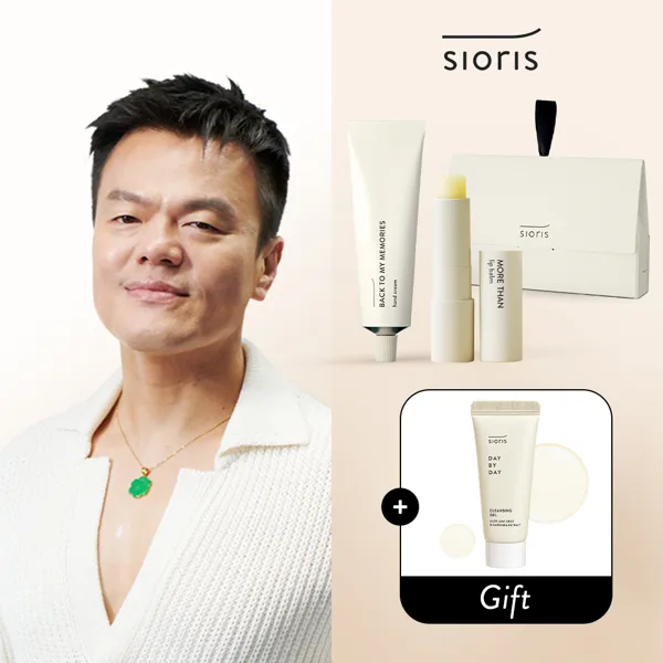 [박진영 PICK] 시오리스 유기농 고보습 핸드크림&립밤 선물세트 (+클렌징젤 미니 200ml 증정)