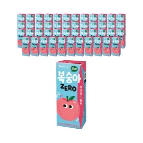 히야 제로 복숭아 200ml, 24입, 2개
