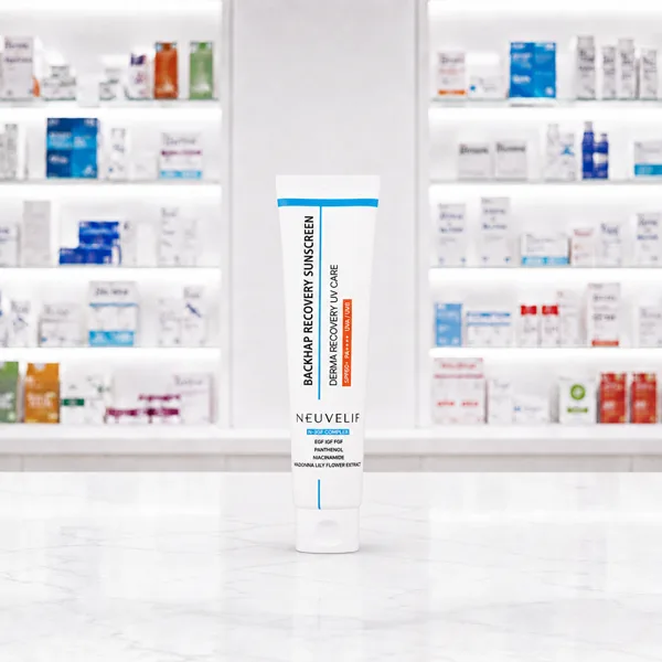 뉴베리프 백합 리커버리 선크림 SPF 50+ 75ml, 1개