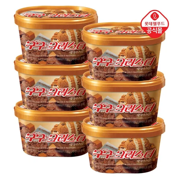 롯데 구구크러스터 660ml 6개