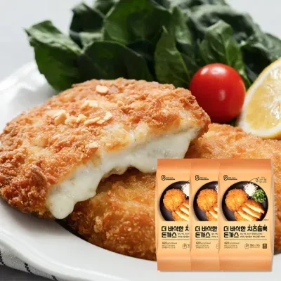 상신 더 바삭한 치즈듬뿍 돈까스 420g x 3팩 총9장