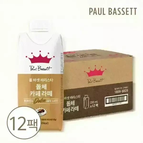 폴바셋 바리스타 돌체라떼 330ml 12개입