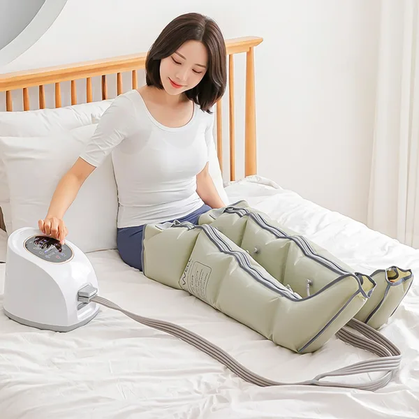 닥터웰 에어웨이브 DR-5180 공기압 종아리 마사지기 (그레이) 본체+다리