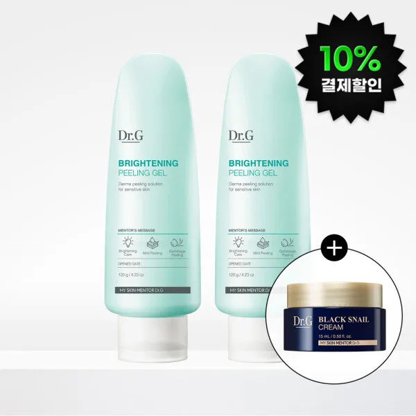 닥터지 브라이트닝 필링젤 120g 2개 + 블랙스네일 크림 15ml