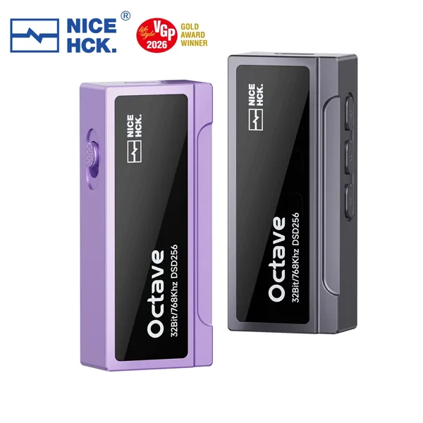 NICEHCK 옥타브 Type-C 동글 DAC 헤드폰 앰프 ES9039Q2M 디코딩 칩 듀얼 SGM8262 Op-Amp 3.5mm 4.4mm 출력 오디오 앰프