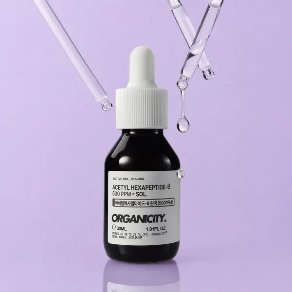 오가니시티 고순도 아세틸펩타이드 500ppm원액 탄력앰플 30ml, 1개