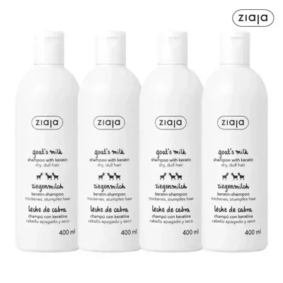 지아자 산양유 단백질 샴푸 400ml 4개 (손상모 케어)