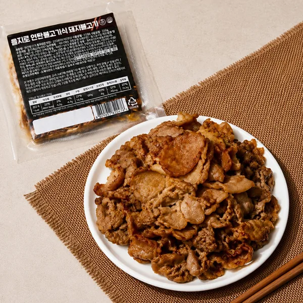 을지로 연탄불고기식 돼지불고기 250g 4개