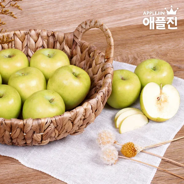 애플진 경북직송 시나노골드 황금 햇사과 세척사과 2kg 소과 (8~12과)