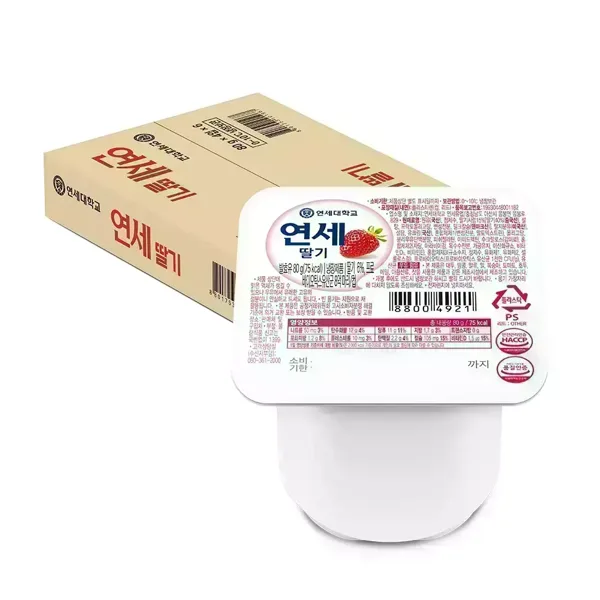 연세 요거트 딸기 80g x 24개