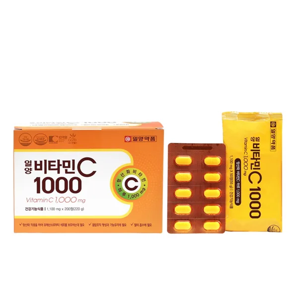 일양약품 비타민C1000, 200정, 4개