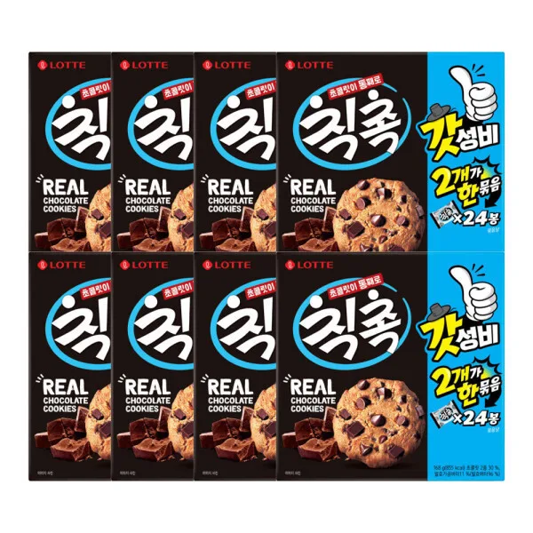 롯데제과 칙촉 2번들(336g) x 4세트