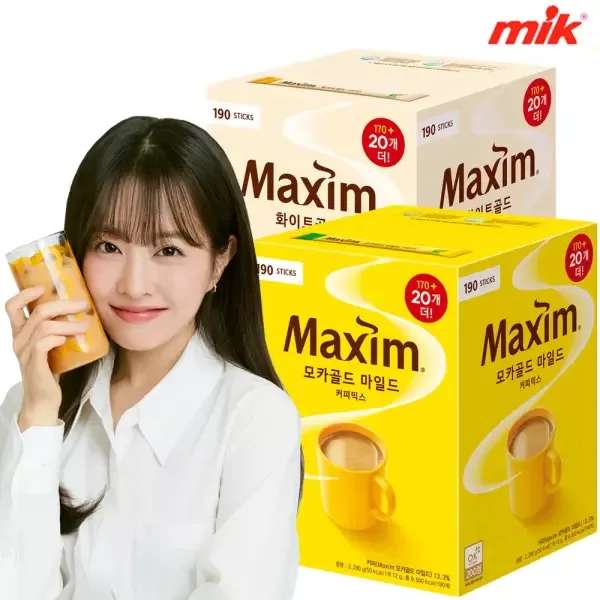 맥심 모카골드 190t