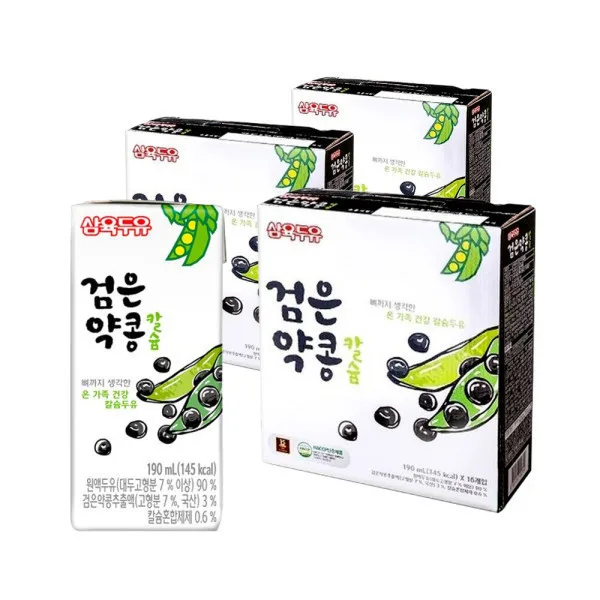 삼육두유 검은약콩칼슘 190ml 48팩
