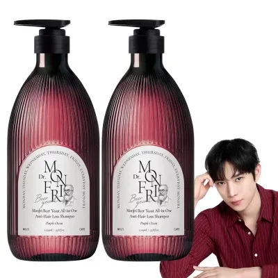 먼프리 맥주효모 두피케어 탈모완화 볼륨 샴푸 1059ml 2개입