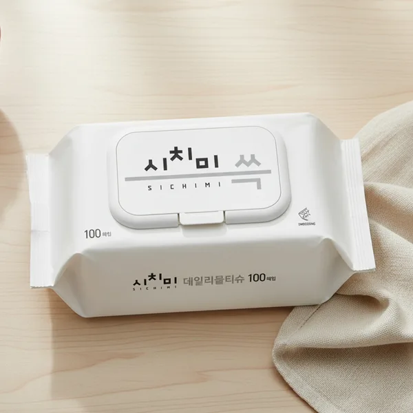 시치미 데일리 물티슈 100매 10팩