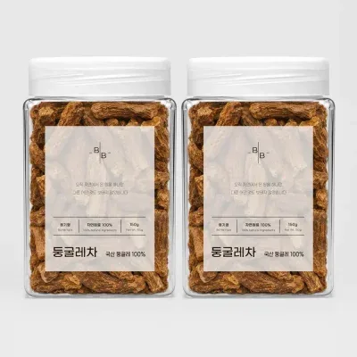 비오바이 국내산 볶은 둥글레차 용기형 150g 2통