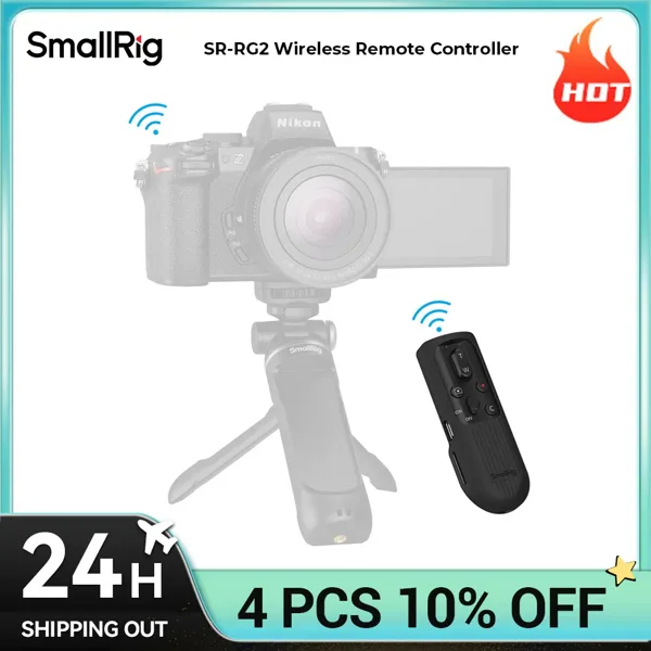 Sony 카메라 USB-C 충전 마지막 40h 5207 용 Canon 용 Nikon 용 SmallRig SR-RG2 무선 원격 컨트롤러