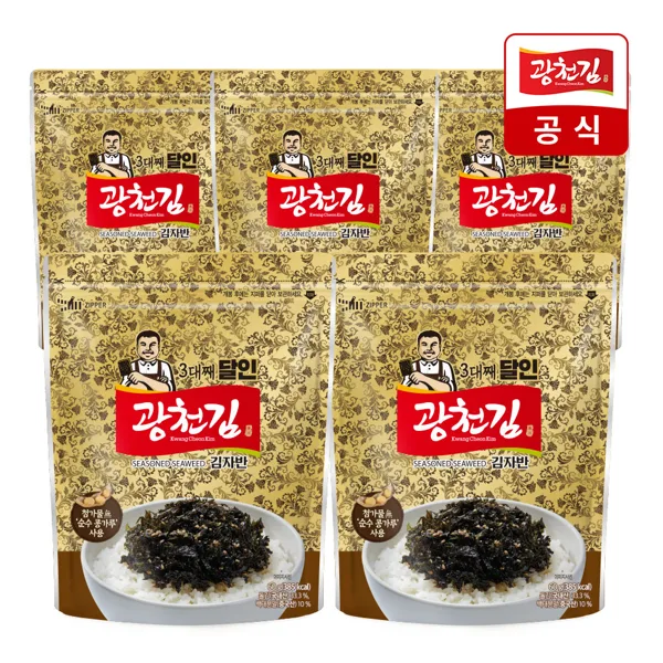 광천김 3대째 달인 김자반 60g x 5봉
