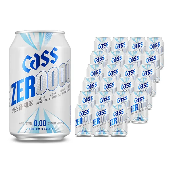 카스올제로 무알콜 맥주맛 330ml 24캔