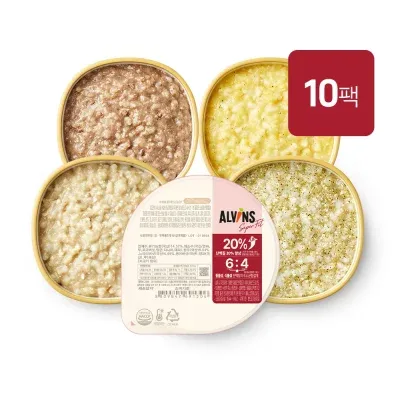 엘빈즈 슈퍼핏 이유식 중기2 골고루 10팩