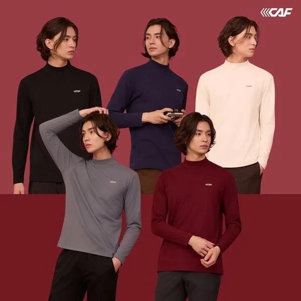 26FW 클라우드 웜 기모 티셔츠 5종, 남성
