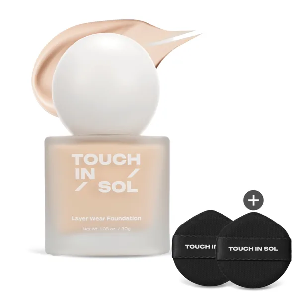 터치인솔 레이어 웨어 파운데이션 30g SPF30 PA+++ (GIFT 퍼프 2매)