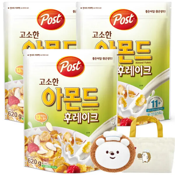 포스트 아몬드후레이크 620g 3개