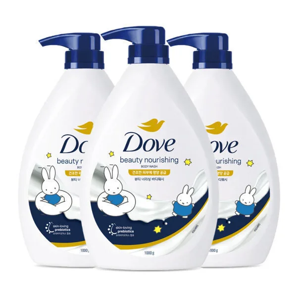 도브 바디워시 1000ml 3개