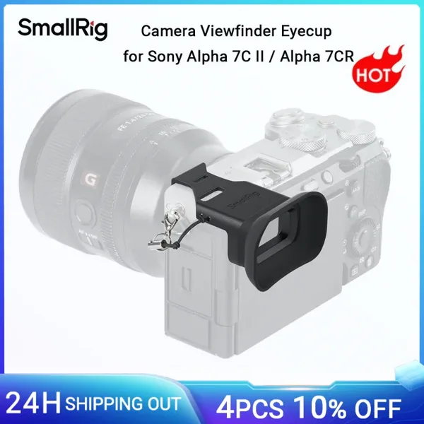 SmallRig A7CII A7CR 카메라 뷰파인더 아이컵, 소형 끈, 부드러운 실리콘 소재가 포함된 Sony Alpha 7C II/Alpha 7CR용 -4819